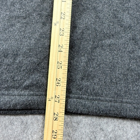 NWT IZOD Men's Charcoal Gray Thermal Soft Quarter Zip Pullover Sweater Size L - Picture 3 of 10